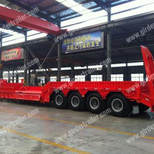 60% discount 4 axles lowbed trailer made in 2015 on sale