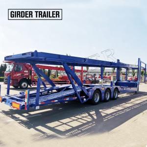 3 axles container 40ft car carrier semi trailer