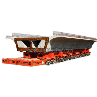 SPMT-girder transporter