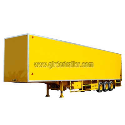 3 axles enclosed cargo box trailer,Dry van semi trailer