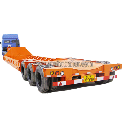 Tank transport low bed trailer