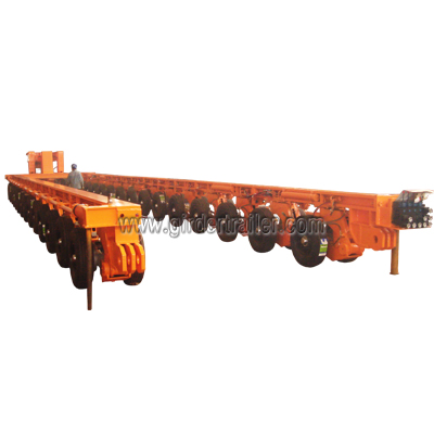 Heavy Steering axis tank transport trailer 