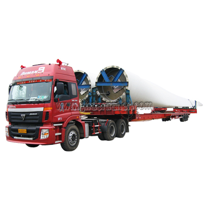 3 axles wind blade trailer