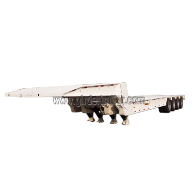 Folding gooseneck low bed trailer 