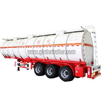 Flammable liquid tank trailer,alcohol tanker semi trailer