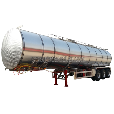 Food liqud  tank semi trailer,Edible oil tanker trailer for sale
