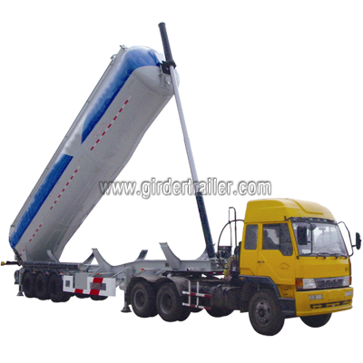 3 axles tank dump trailer