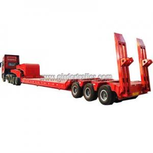 3 lines 6 axis low loader trailer，100 tons low boy