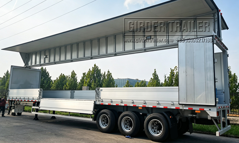 GIRDER TRAILER wing van semi trailer main photo
