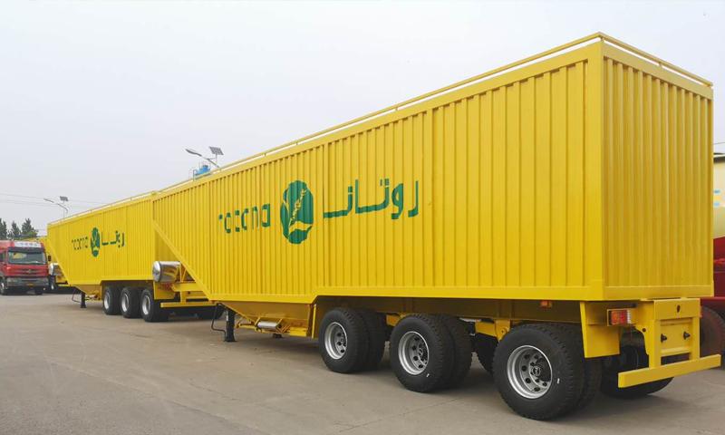 GIRDER TRAILER hopper silo semi trailer yellow main photo