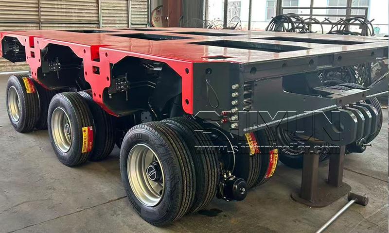 3 axis modular trailers stacked