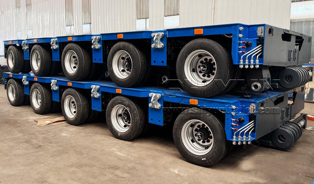 5 axis lines modular trailer