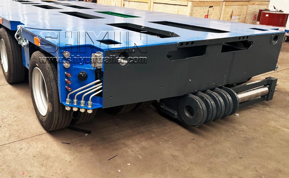 Hydraulic auto-pin coupling module underside