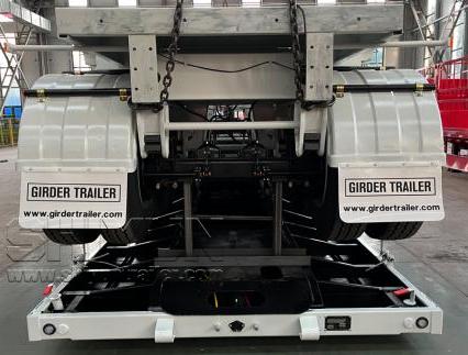 Trailer front view inside GIRDER TRAILER shipping container