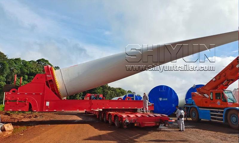 Successful case: wind blade transport