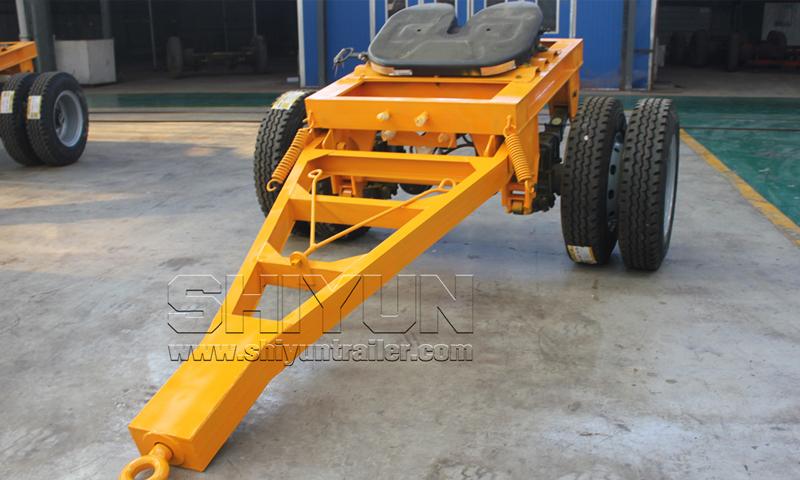 Dolly draw bar trailer front view